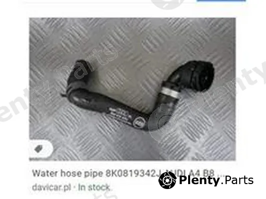ZPY 8K0819342J — Coolant Pipe
