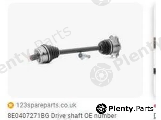 ZPY 8E0407271BG — Drive Shaft