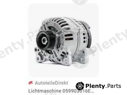 ZPY 059903016EX — Alternator