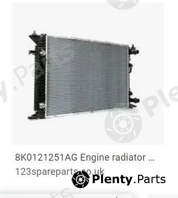 ZPY 8K0121251AG — Radiator, engine cooling