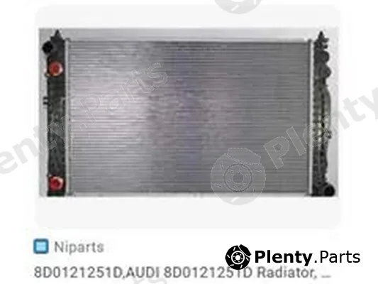 ZPY 8D0121251D — Radiator, engine cooling