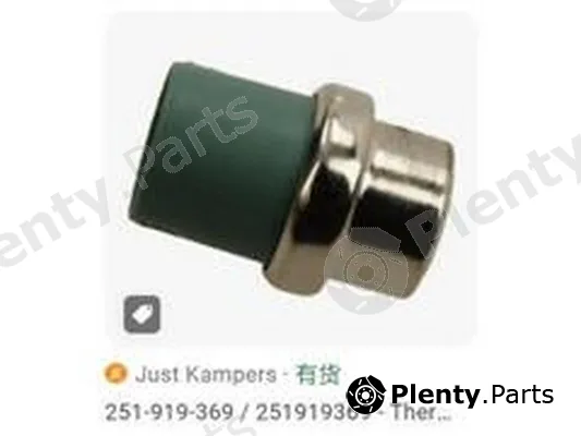 ZPY 251919369 — Sensor, coolant temperature