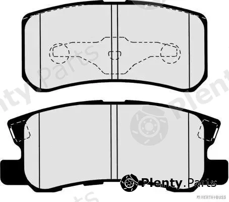 Herth+Buss Jakoparts J3615010 — Brake Pad Set, disc brake
