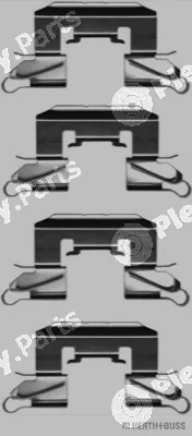 Herth+Buss Jakoparts J3666005 — Accessory Kit, disc brake pad