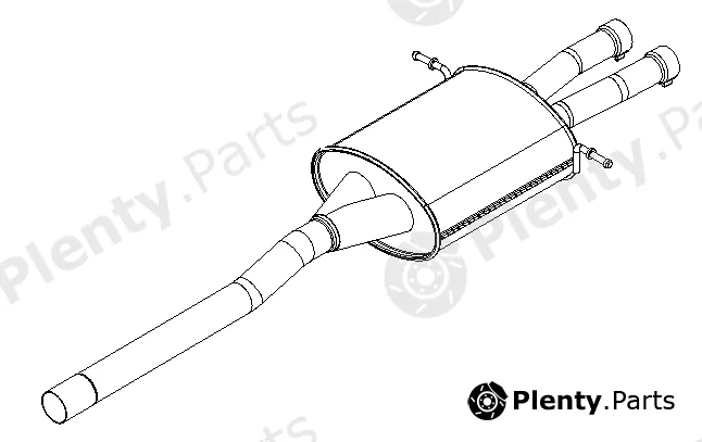 Vellerand 15428 — Rear Muffler