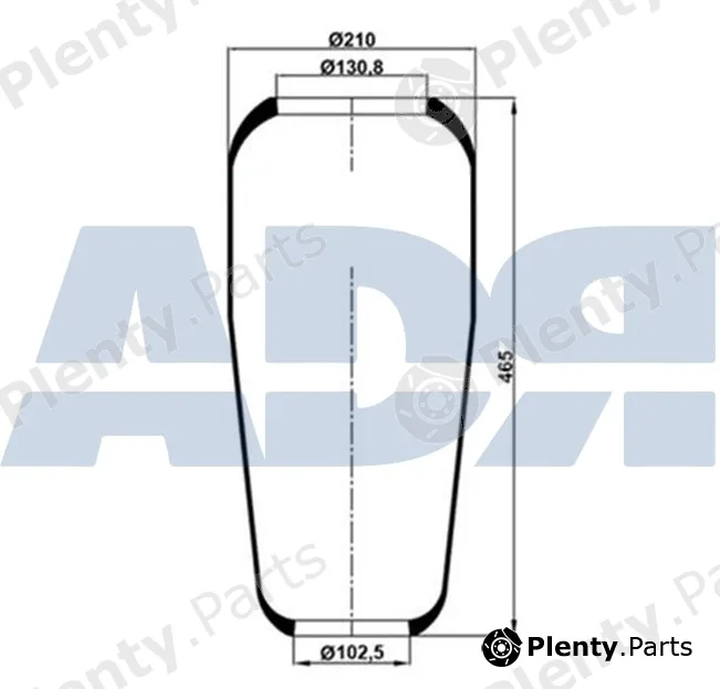 ADR 51771000 — Bellow, air suspension