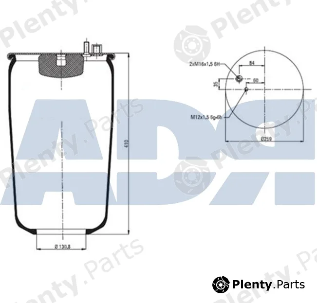 ADR 51377455 — Bellow, air suspension
