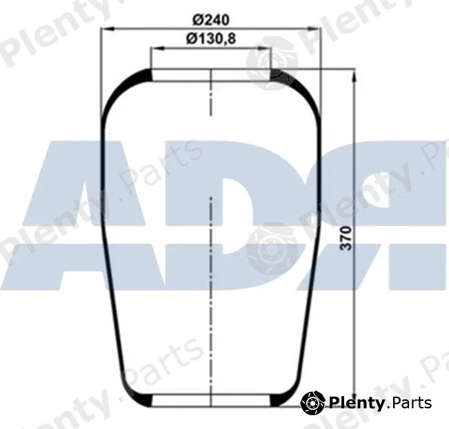 ADR 51562000 — Bellow, air suspension