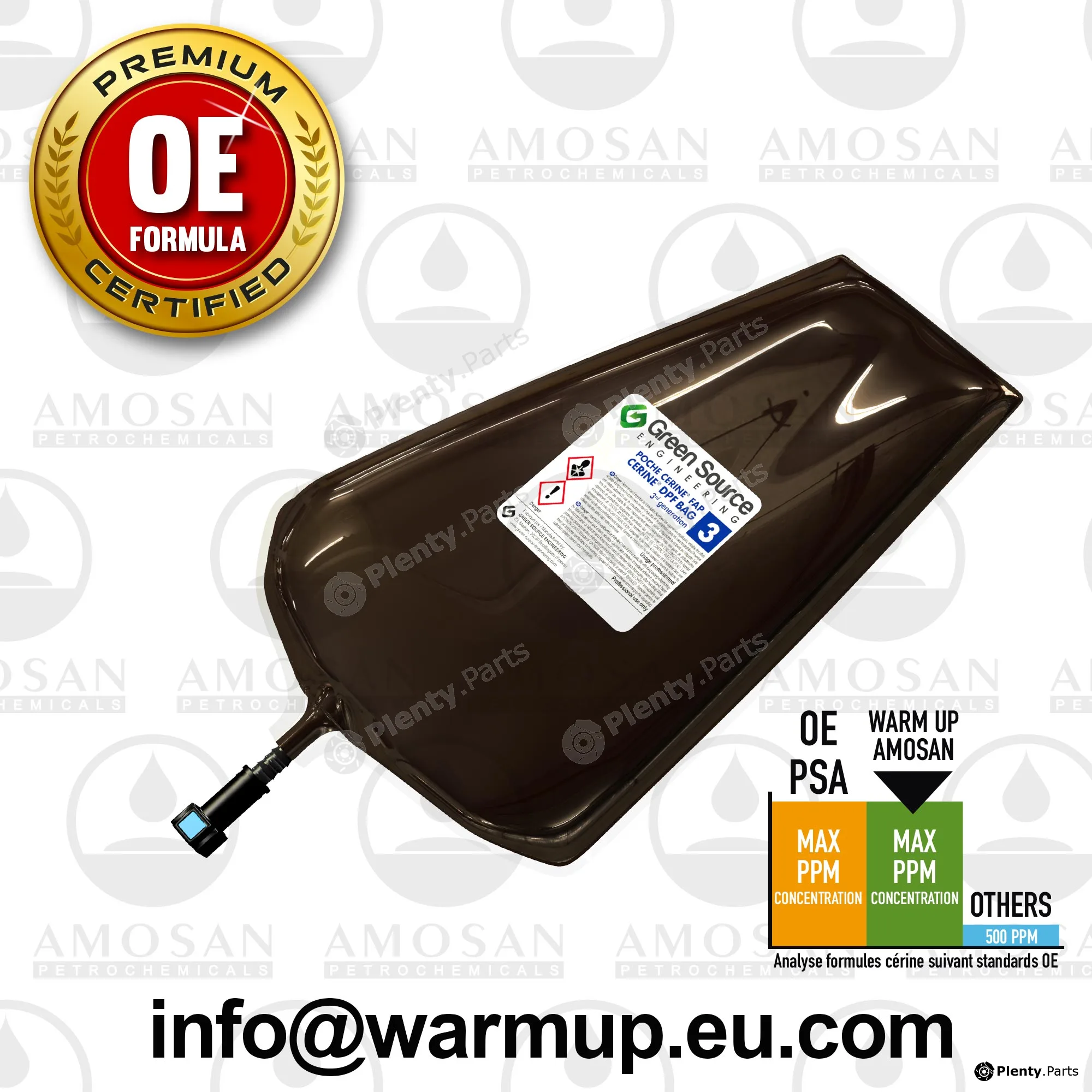 Warm Up AMO-PC01680 — Additive, soot/particulate filter regeneration FAP  Additive bag.