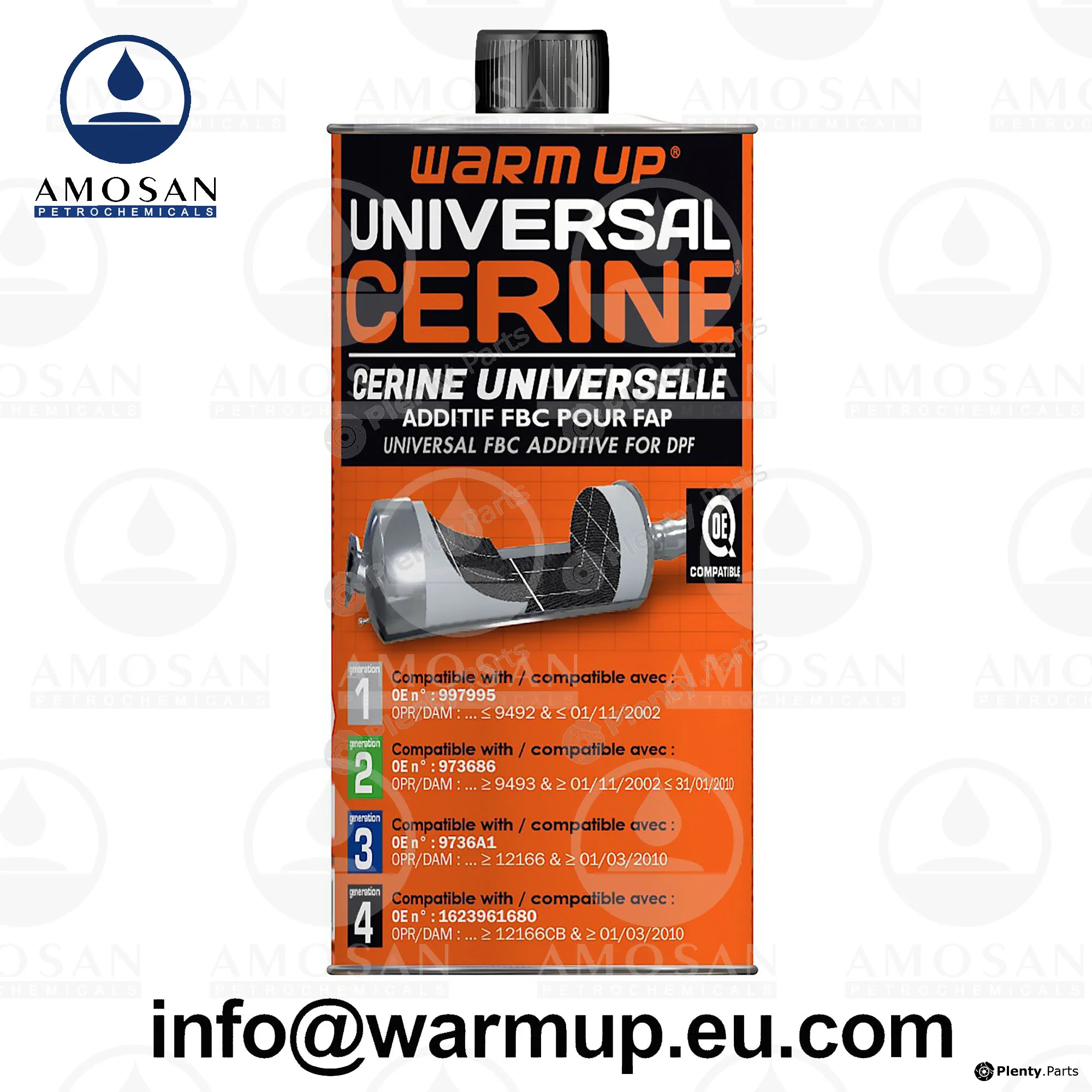 Warm Up WU-CERUNI-1 — Additive, soot/particulate filter regeneration FAP Additive can.