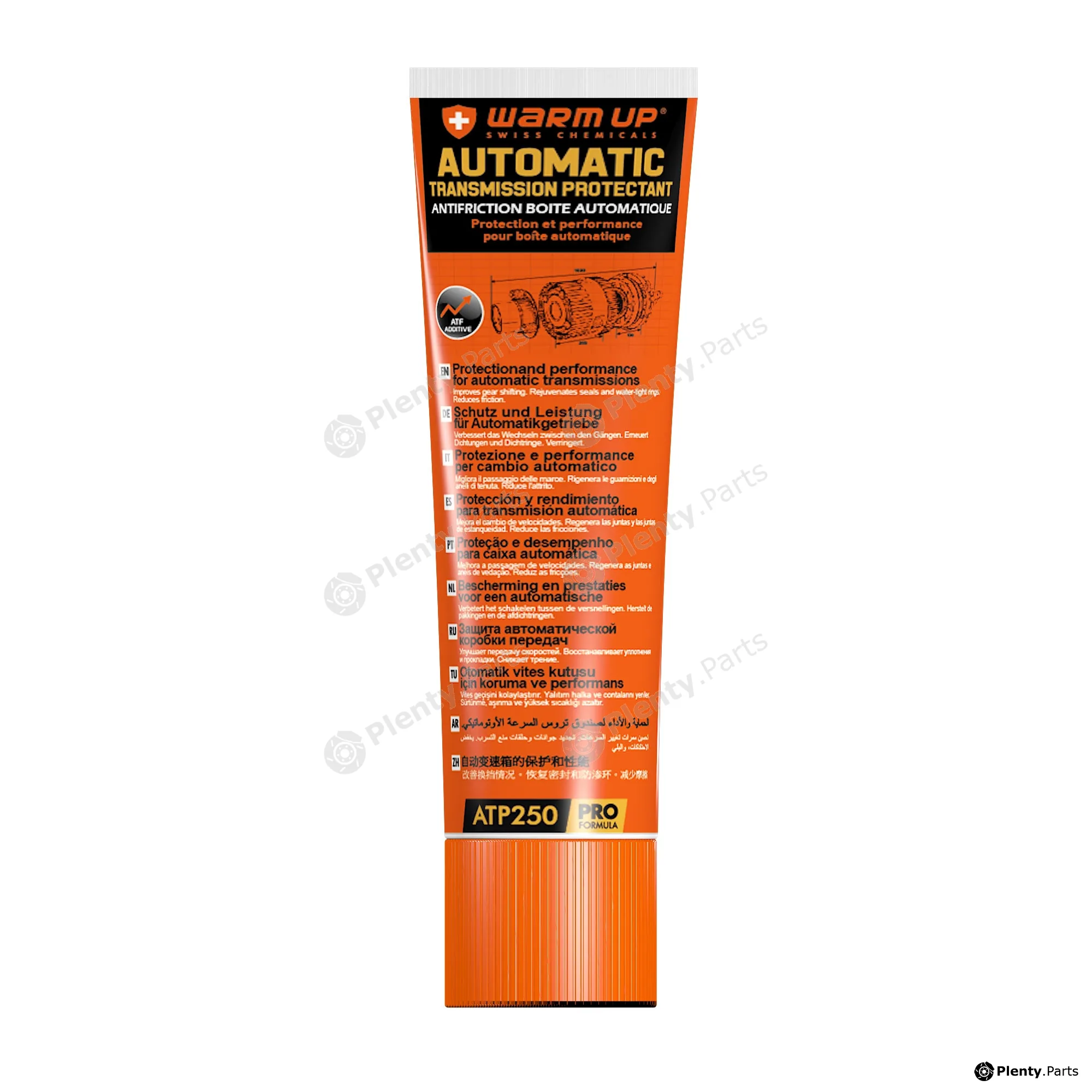 Warm Up WU-ATP250 — Transmission Oil Additive Tratamiento Cambio Automatico