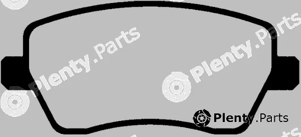 Abtex PLU3857 — Brake Pad Set, disc brake