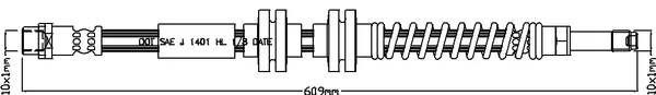 Abtex ABH1238 — Brake Hose