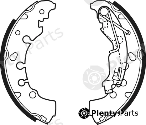 Abtex ABS4099 — Brake Shoe Set