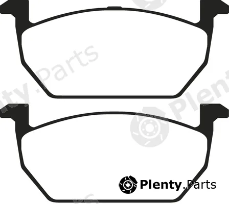 Abtex PLU2561 — Brake Pad Set, disc brake
