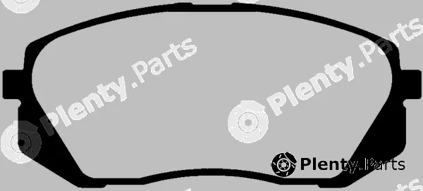 Abtex PLU1375 — Brake Pad Set, disc brake