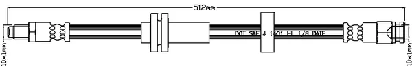 Abtex ABH1173 — Brake Hose