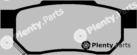 Abtex PLU621 — Brake Pad Set, disc brake