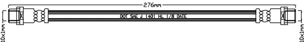 Abtex ABH1101 — Brake Hose