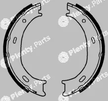 Abtex ABS4035 — Brake Shoe Set