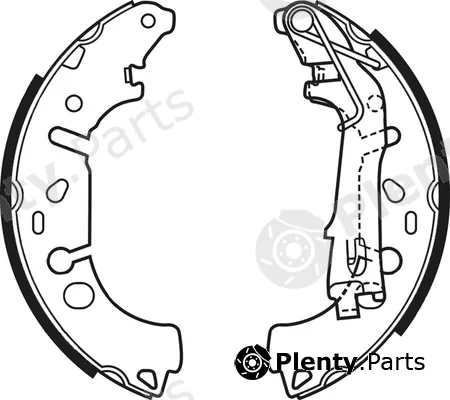 Abtex ABS4100 — Brake Shoe Set
