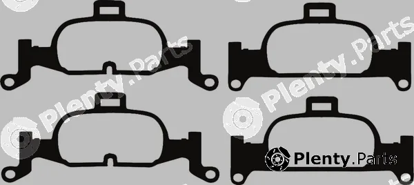 Abtex PLU2304 — Brake Pad Set, disc brake