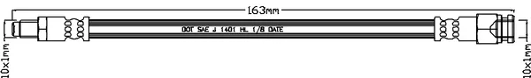 Abtex ABH1288 — Brake Hose