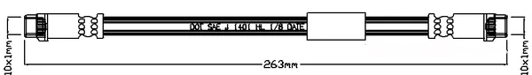 Abtex ABH1199 — Brake Hose