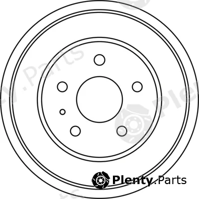 Abtex BDM270 — Brake Drum