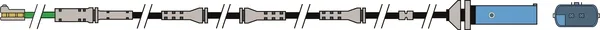 Abtex AWL369 — Warning Contact, brake pad wear