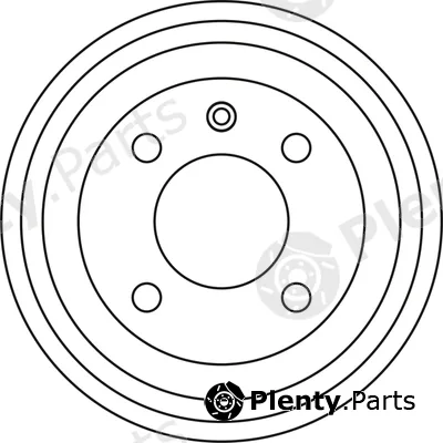 Abtex BDM1005 — Brake Drum
