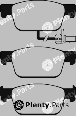 Abtex PLU2302 — Brake Pad Set, disc brake