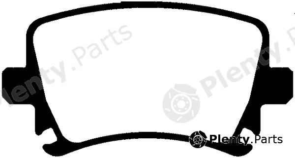 Abtex PLU3898 — Brake Pad Set, disc brake