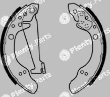 Abtex ABS408 — Brake Shoe Set