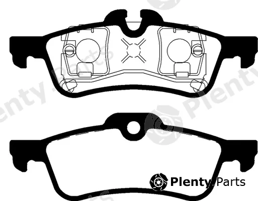 Abtex PLU3953 — Brake Pad Set, disc brake