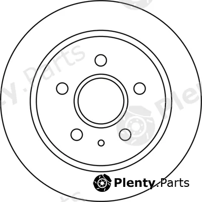 Abtex BD1614S — Brake Disc