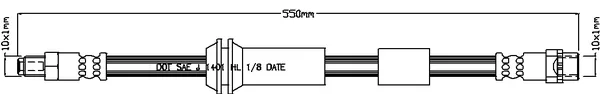 Abtex ABH1189 — Brake Hose