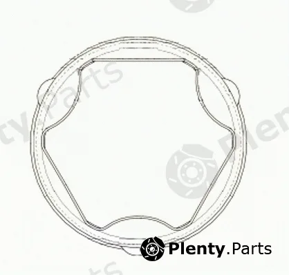 Löbro 306037 — Bellow Kit, drive shaft