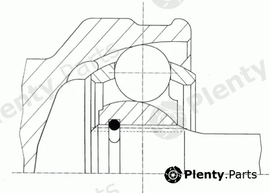 Löbro 305834 — Joint Kit, drive shaft