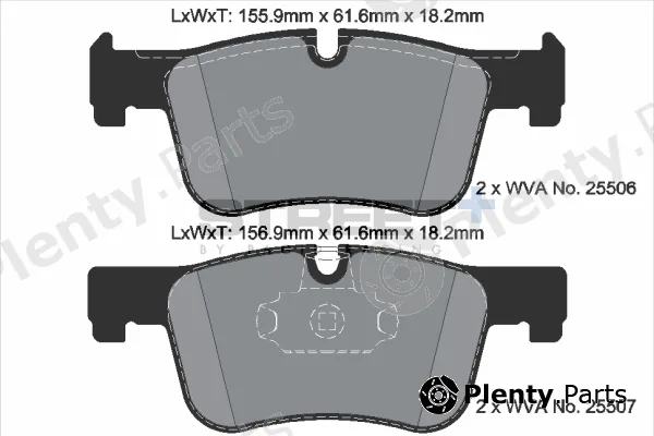 PAGID Racing T8119SP2001 — Brake Pad Set, disc brake STREET+
