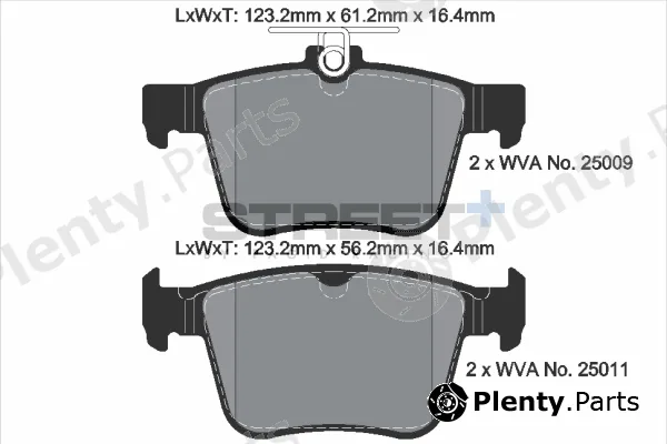 PAGID Racing T8102SP2001 — Brake Pad Set, disc brake STREET+