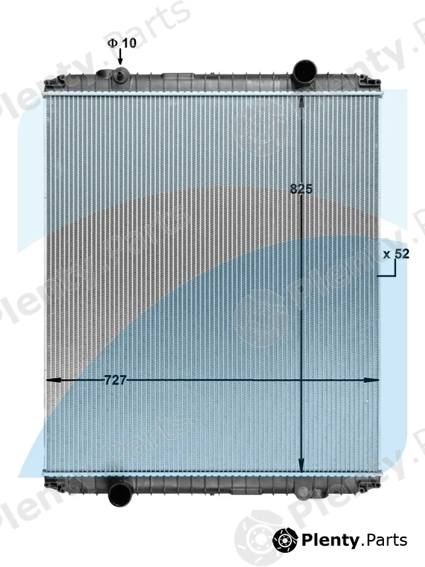 Highway Automotive 11041904 — Radiator, engine cooling