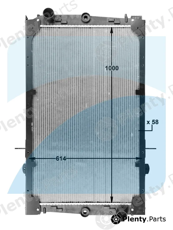 Highway Automotive 10011020 — Radiator, engine cooling