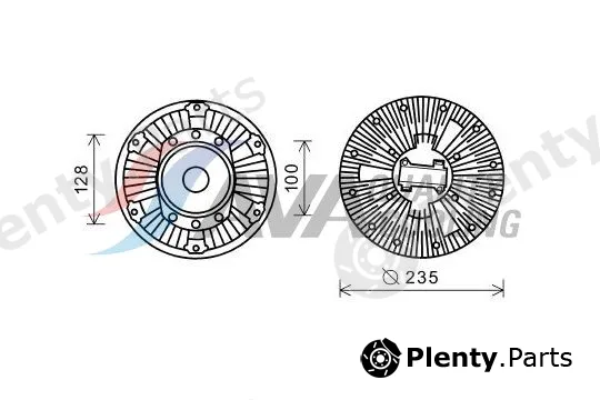 Highway Automotive 61011003 — Clutch, radiator fan