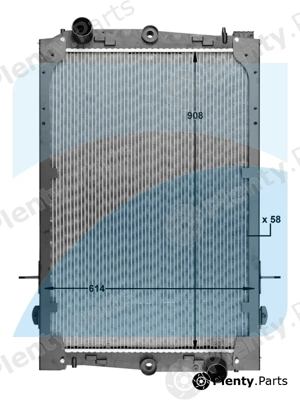 Highway Automotive 10011007 — Radiator, engine cooling