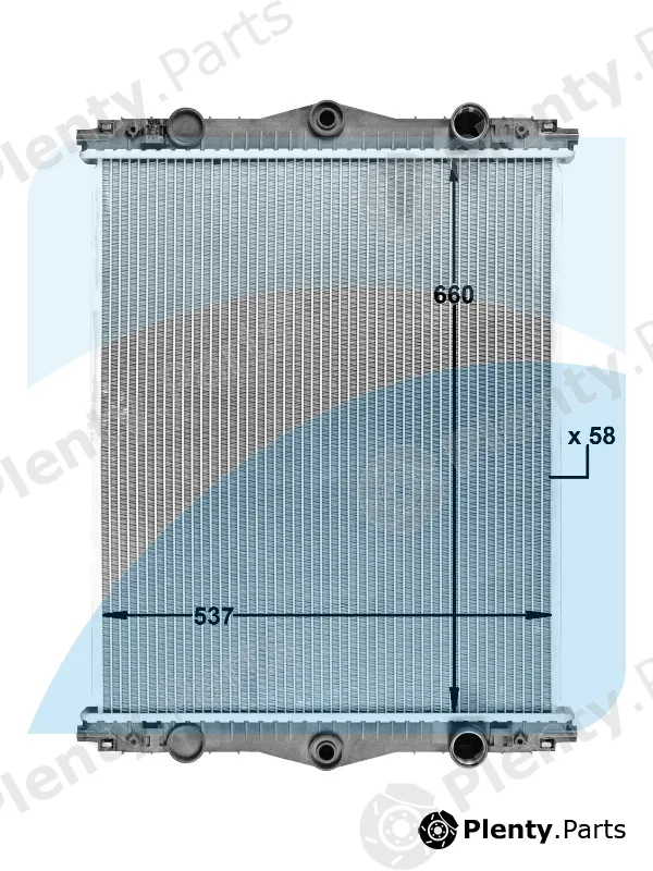 Highway Automotive 11011017 — Radiator, engine cooling
