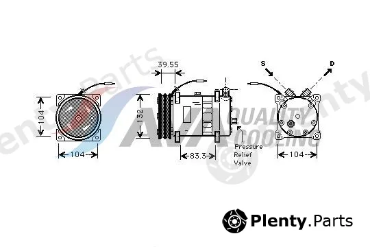 Highway Automotive 45057001 — Compressor, air conditioning