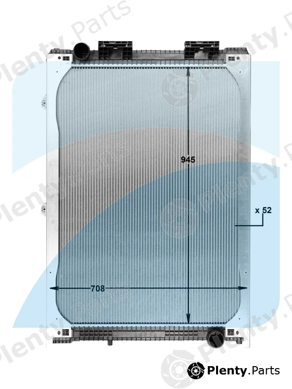 Highway Automotive 10031002 — Radiator, engine cooling