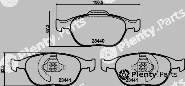 MINTEX Racing MDB2272FR — Brake Pad Set, disc brake Fast Road