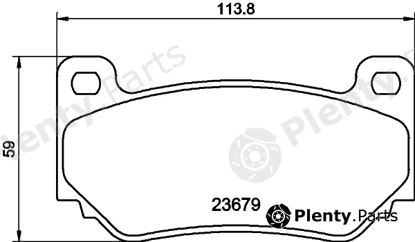 MINTEX Racing MDB2176FR — Brake Pad Set, disc brake Fast Road